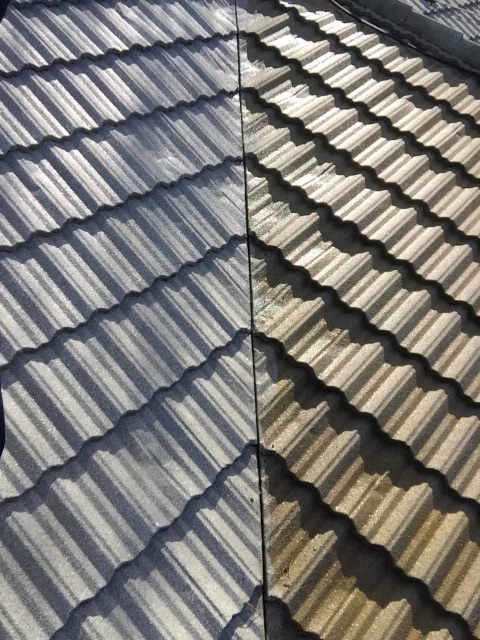 Metal Tile Roof Cleaning
